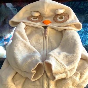Old Navy Owl Hoodie Jacket size 2T